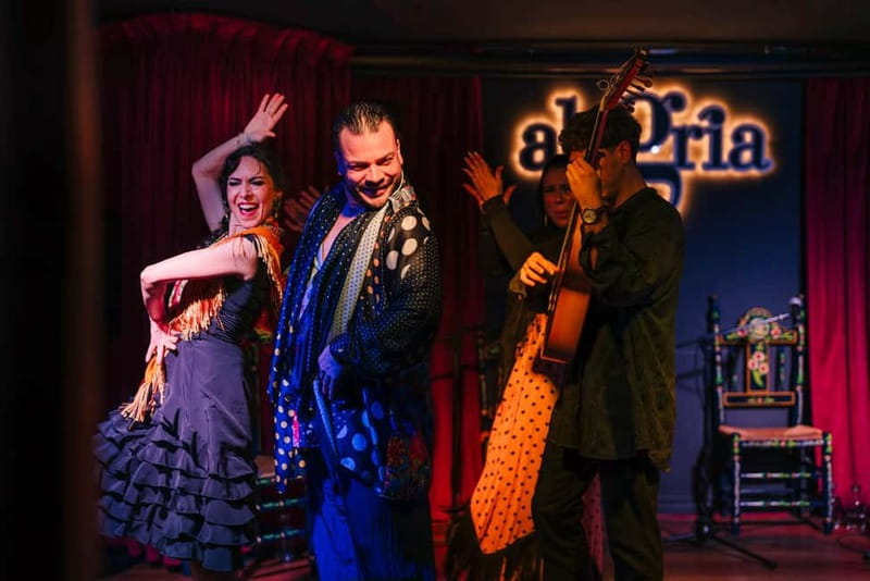 Alegria Flamenco in Malaga, with Transfer, Cocktail and Premium Location - How the evening feels in practice
