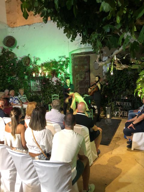 Ayamonte: Live Flamenco Show at Tablao La Puerta Ancha - Food and the wider evening at La Puerta Ancha