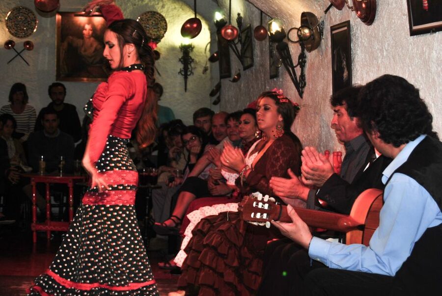 Barcelona: City Tour & Flamenco Show with Wine & Tapas - Gothic Quarter streets and Roman walls