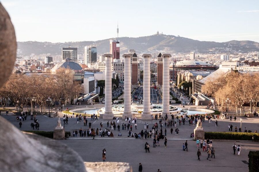 Barcelona: Montjuïc Walking Tour With Optional Flamenco Show - Joan Brossa Gardens and the Meaning of La Sardana