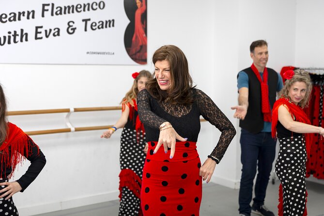 Flamenco Dance Class in Seville with optional Flamenco Costume - Building a routine by the end of class