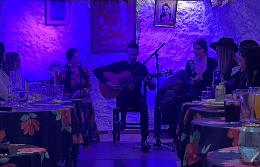 Granada: Flamenco Show in the Cave LA FARAONA - The dance, singing, and guitar at close range