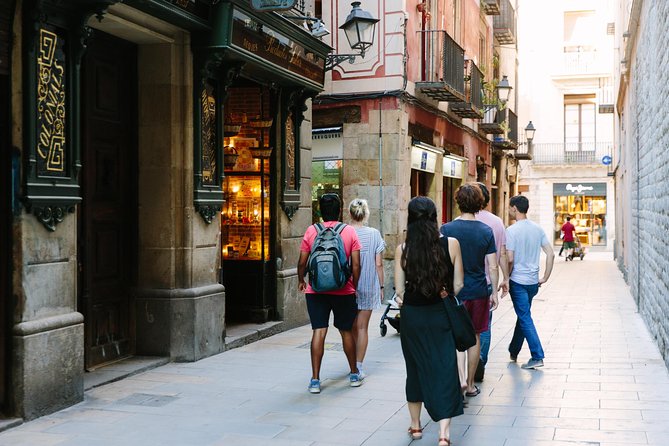 Private Barcelona Night Tapas Tour with Flamenco Show - Walking through Ciutat Vella between tapas bars