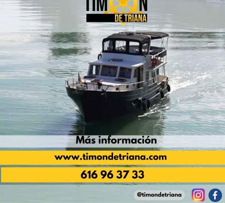 Seville: Flamenco life music Yacht Cruise, Tapas & Drinks - What the Guadalquivir route is really like