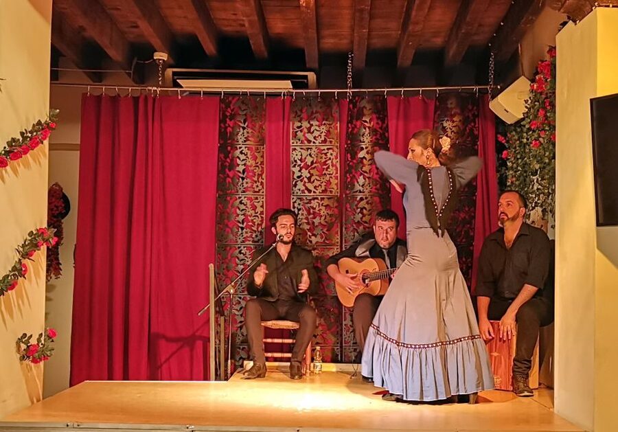 Seville: Flamenco Show at Tablao Flamenco Andalusí - Entering the Arenal District and the Intimate Tablao