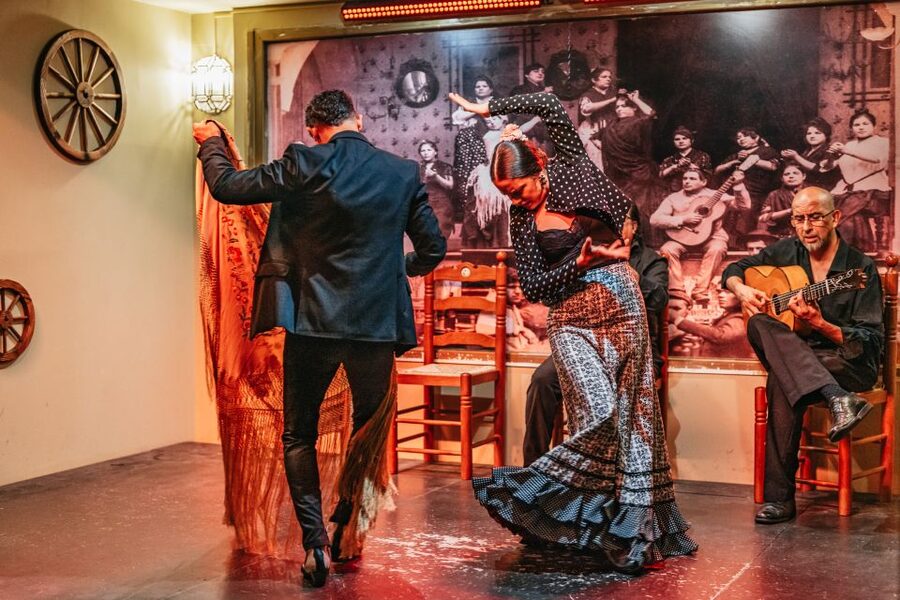 Seville: Flamenco Show with Andalusian Dinner at La Cantaora - The performance: guitar, voice, and footwork