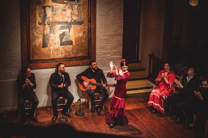 Seville Private Tapas & Wine Experience with Flamenco Show - The first tapas stop and regional wine pairing