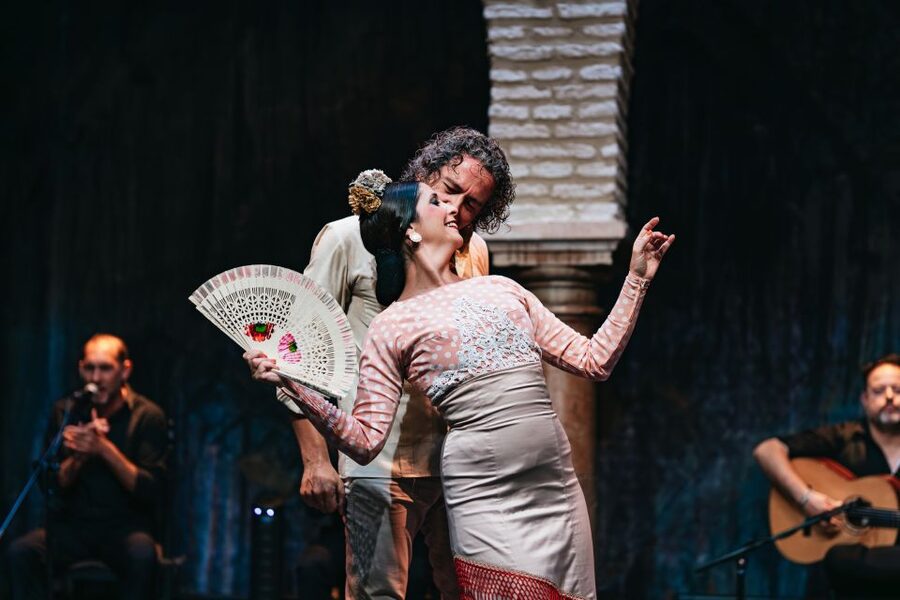 Seville: Puro Flamenco Show with Optional Museum Ticket - A historic courtyard made for flamenco